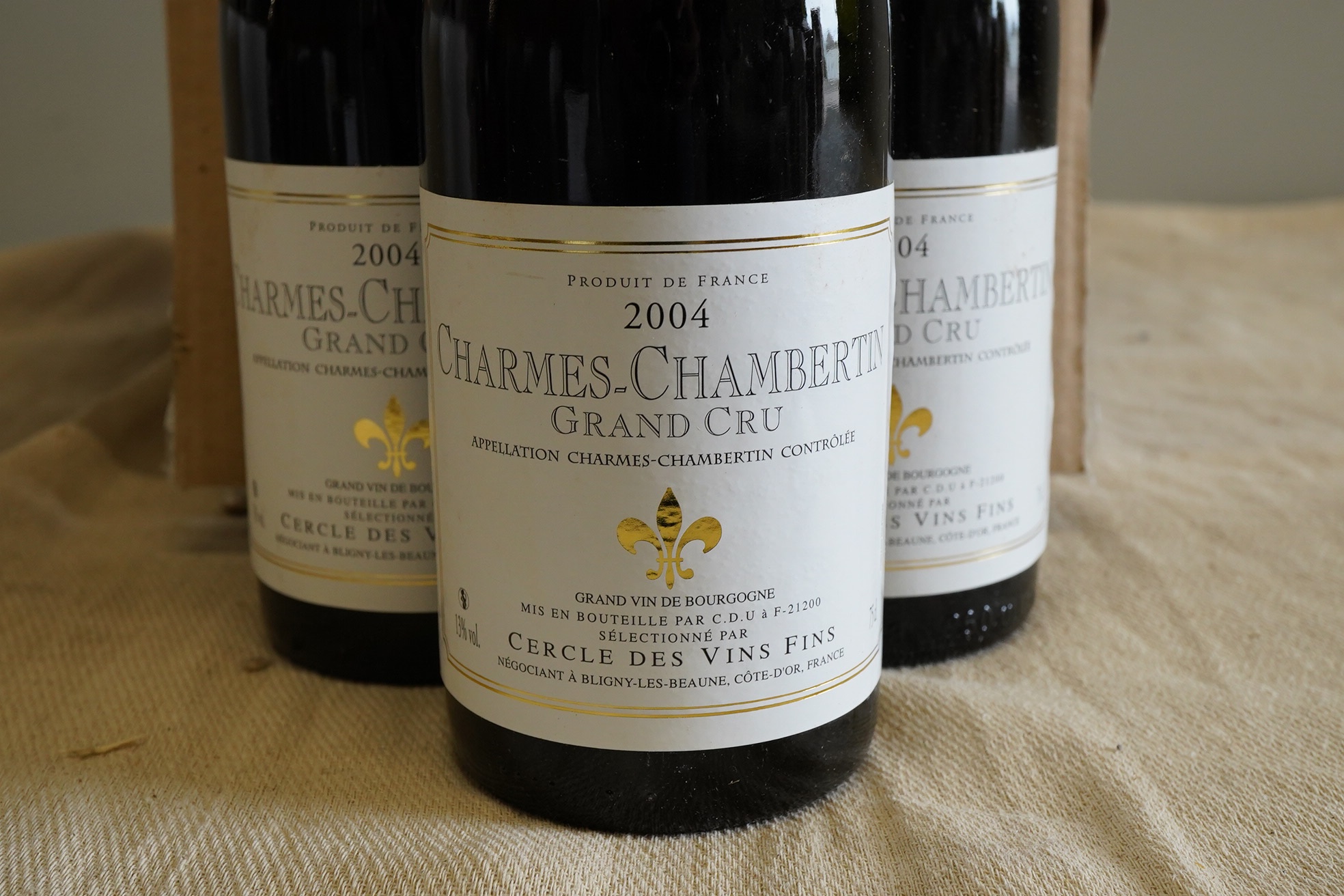 Cercle des Vins Fins, Charmes-Chambertin Grand Cru, 2004